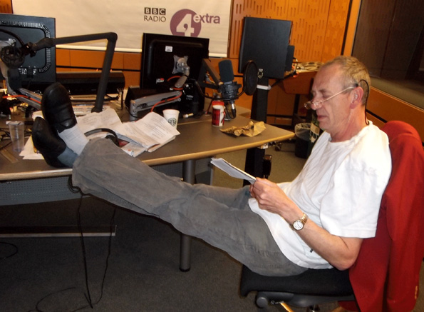 Arthur Smith and slippers