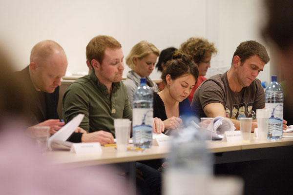 Jake Wood (Max), Charlie Clements (Bradley), Lacey Turner (Stacey) and Scott Maslen (Jack)