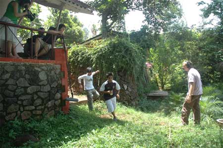 picture shot on location during the recording of Woman's Hour Drama Q&A