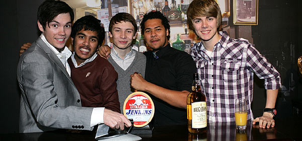 Sam, Himesh, Charlie, Devon and Thomas