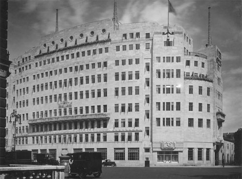 Broadcasting House in the 1940s