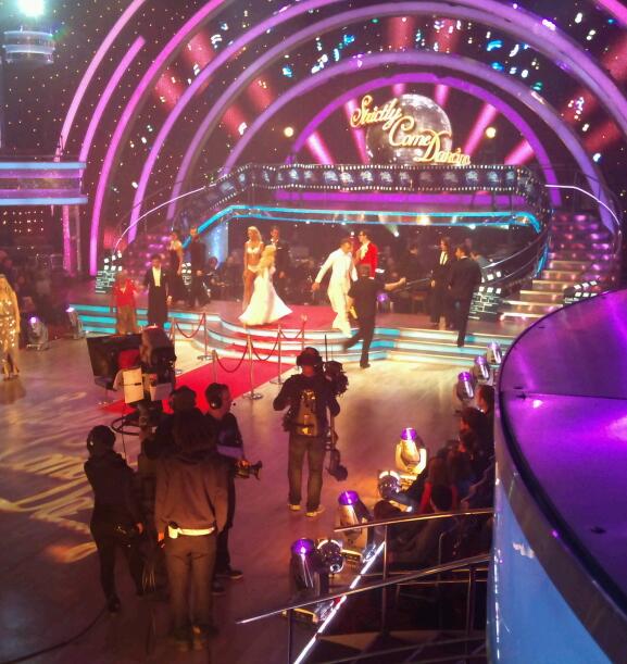 The six remaining Strictly Come Dancing couples in dress rehearsal