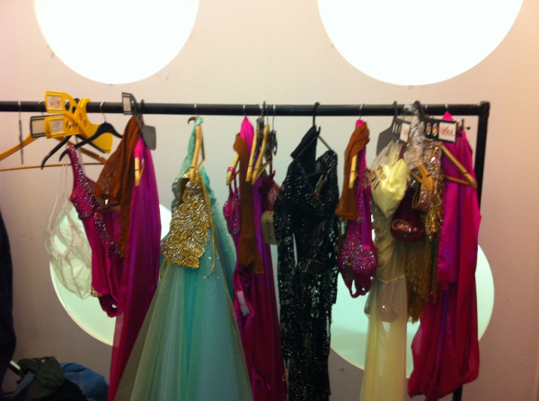 Two costume changes tonight, just look at the sparkle