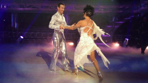 Nancy and Anton rehearsing