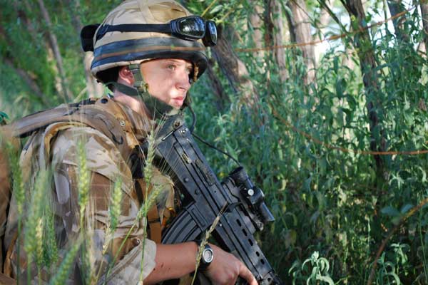 Girls On The Frontline: medic Holly Percival