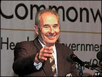 Commonwealth Secretary-General Don McKinnon