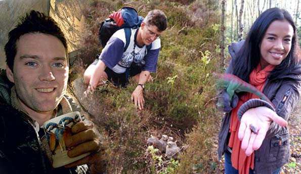 Charlie Hamilton James, Iolo Williams and Liz Bonnin