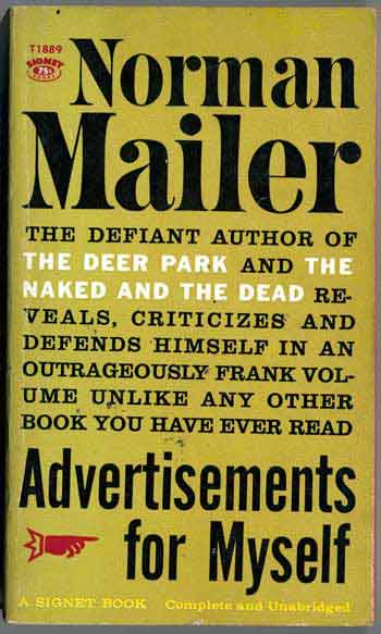 Advertisements for Myself (front)