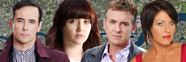 Michael Moon, Lauren Branning, Alfie Moon and Kat Moon