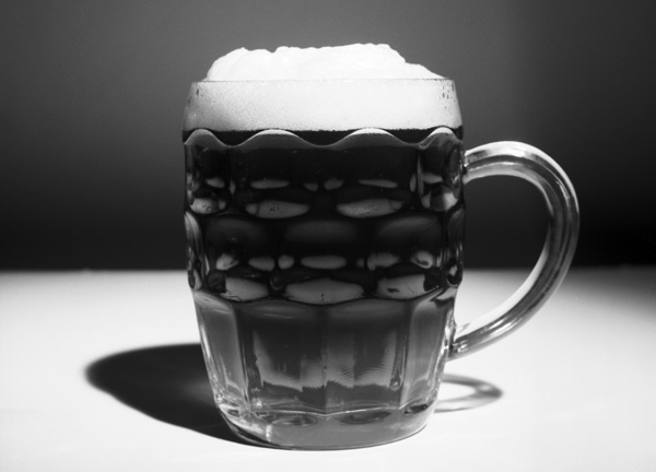Beer in a glass