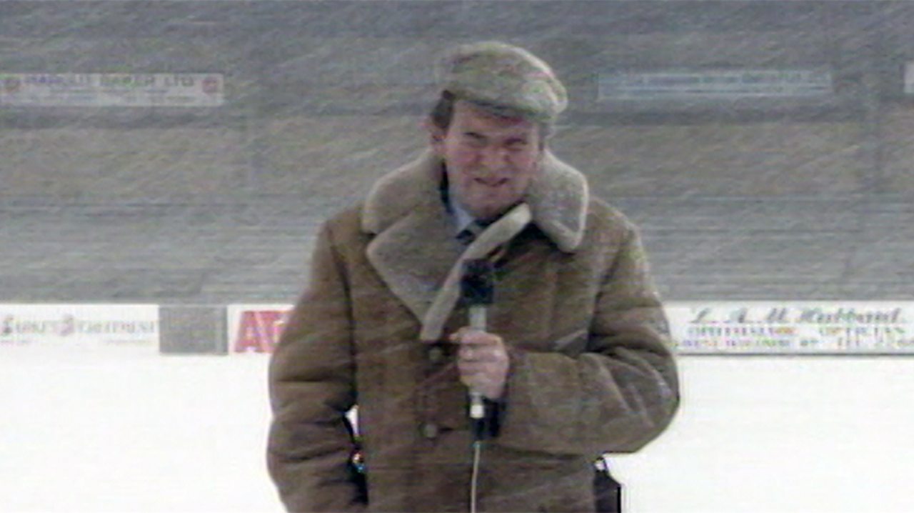 John Motson's sheepskin coat, 1999