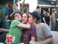 Strait Laces enjoy the free bar