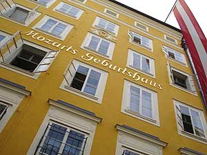 Photo of Mozart's birthplace