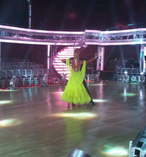 Scott Maslen and Natalie Lowe in Dress Rehearsal for Strictly Come Dancing