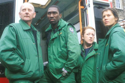 Ian Bleasdale as Josh, Kwame Kwei-Armah as Finlay, Michelle Butterly as Mel and Donna Alexandra as Penny