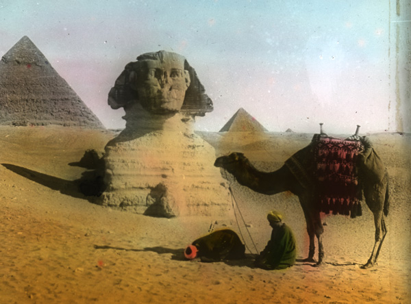 Sphinx and Pyramid