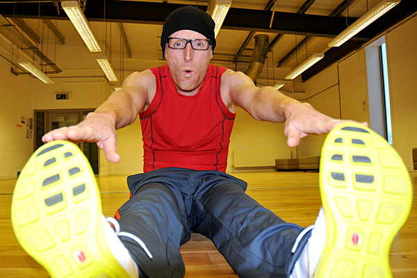Bryan Burnett learning to street dance.