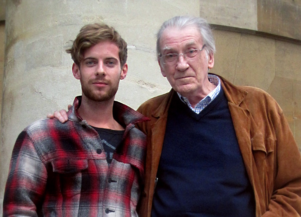 Titus Groan (Luke Treadaway) with the Artist (David Warner).