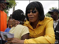 Jamaica's Opposition Leader Portia Simpson Miller 