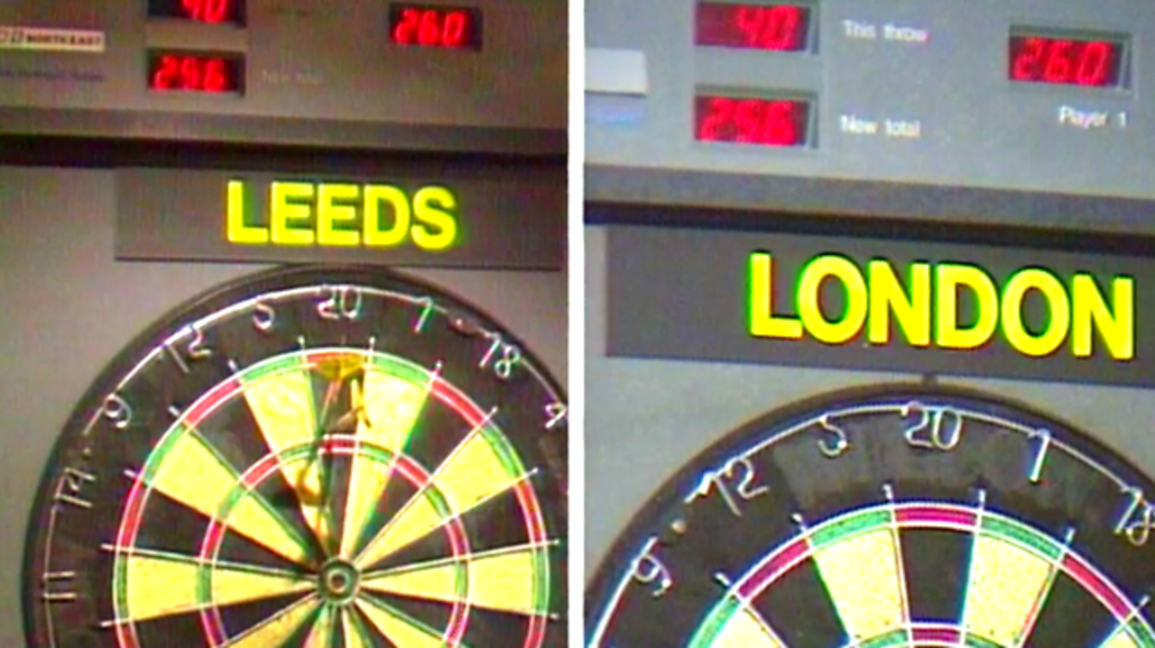 Telephone darts, 1989