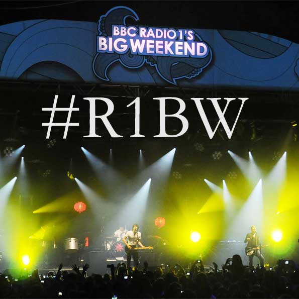 #R1BW (picture shows Snow Patrol at Radio 1's Big Weekend 2009)