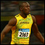 Bolt crosses 100m finishing line