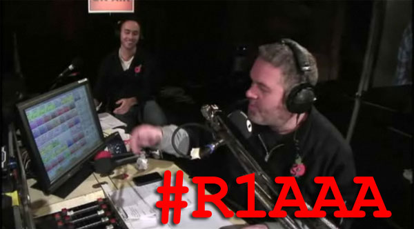 Chris Moyles live on-air in Portsmouth