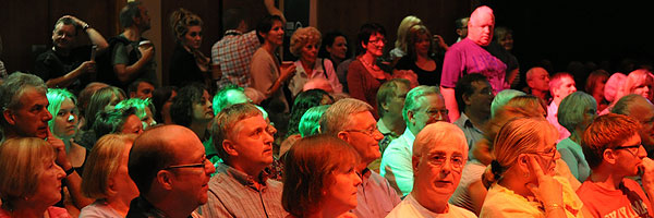 Capacity audience for the final show