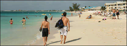 beach in the Caymans
