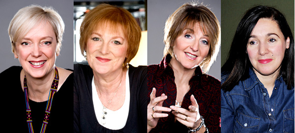 Janice Forsyth, Edi Stark, Kaye Adams and Clare English