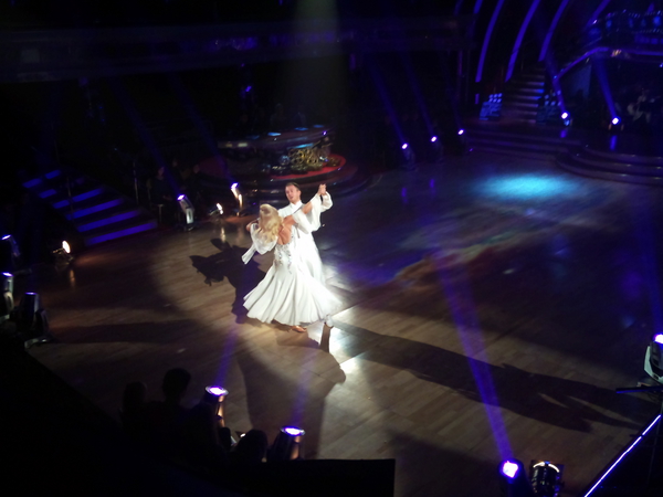 Pamela Stephenson and James Jordan in Strictly Come Dancing dress rehearsal