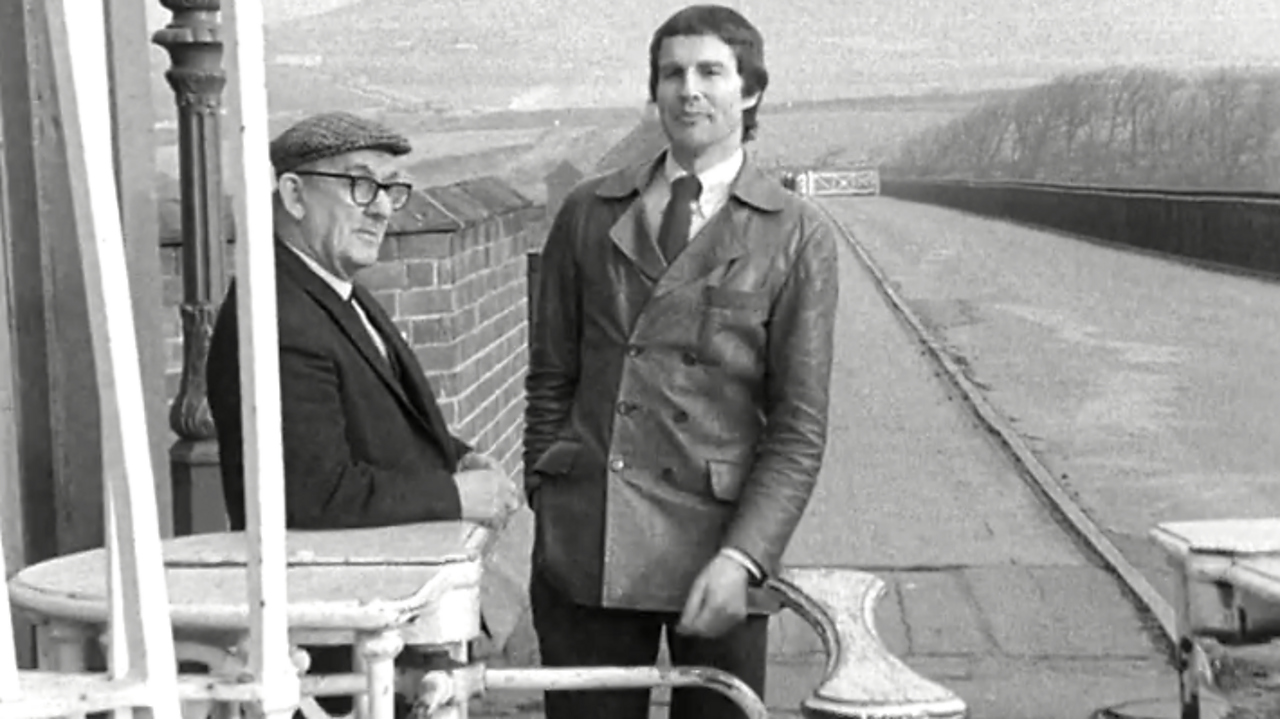 Saltburn's Halfpenny Toll Bridge, 1971