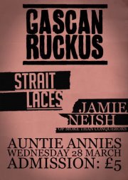 Gascan Ruckus Gig Poster