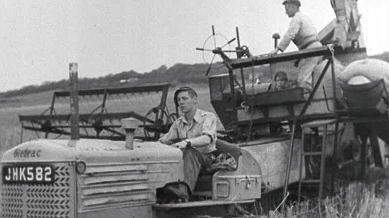 The combine harvester is the hero, 1948