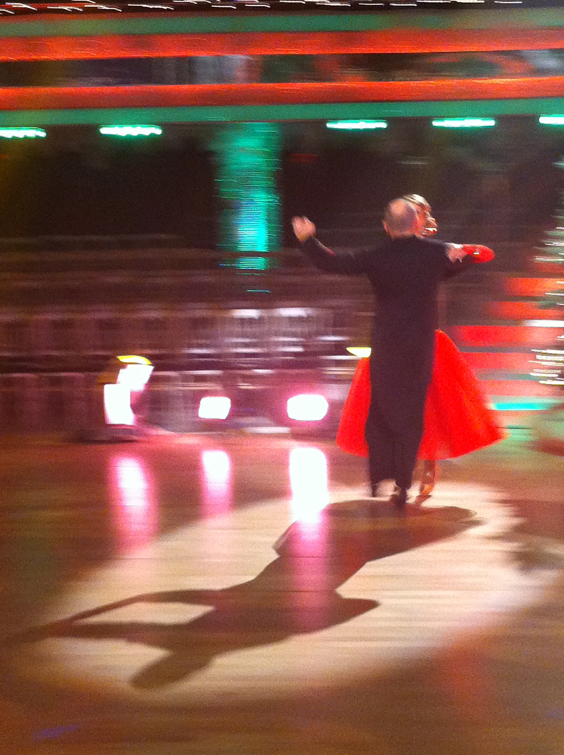 Barry and Erin on the Strictly dancefloor