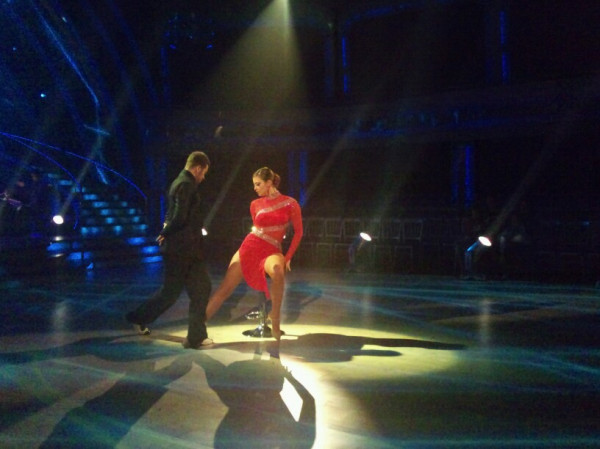 Here's Holly and Artem...