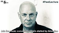 #PeelLecture – join the music conversation kick-started by Brian Eno