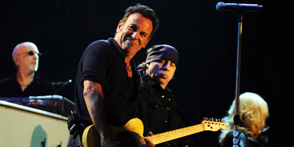 Bruce Springsteen, taken in 2009 at the Glastonbury Festival