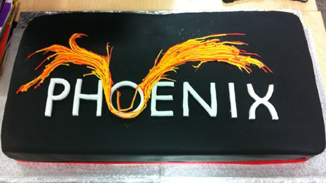 Phoenix Dance Theatre 30th Birthday cake