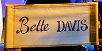 Bette Davis chair on the BBC Radio Scotland Festival Cafe.
