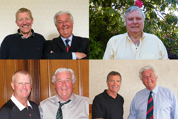 John Jeffrey, Peter Alliss, Sandy Lyle and Graeme Souness 