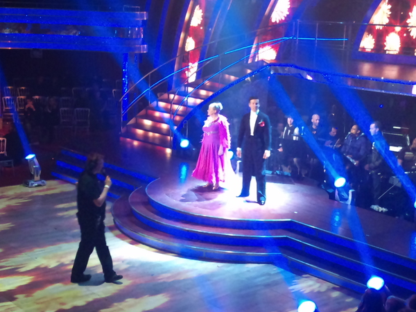Ann Widdecombe and Anton du Beke in the Strictly dress rehearsals