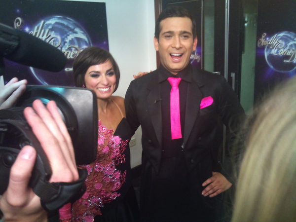 Jimi Mistry and Flavia Cacace