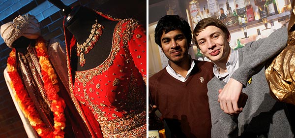 Syed and Amira's wedding outfits and Himesh poses with Charlie