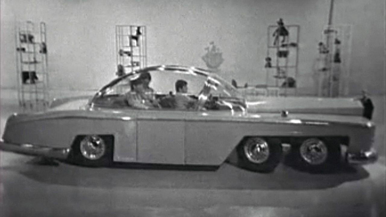 A FAB car arrives in the studio, 1968