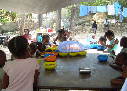 Children in orphanage