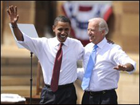 Barack Obama and Joe Biden