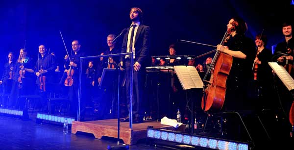 The BBC Symphony Orchestra with conductor Jules Buckley