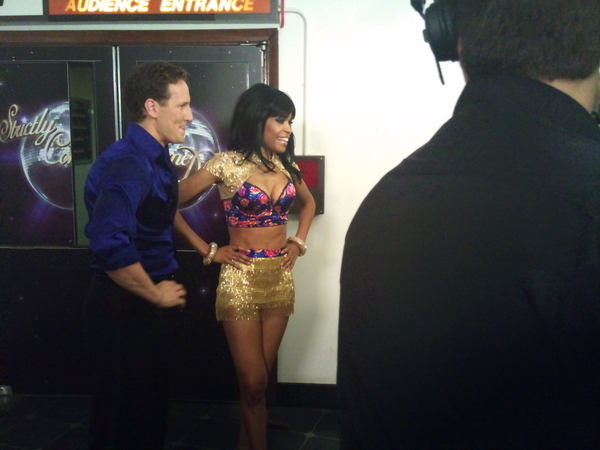 Michelle Williams and Brendan Cole