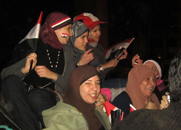 Tahrir Square, Cairo, by Hugh Sykes